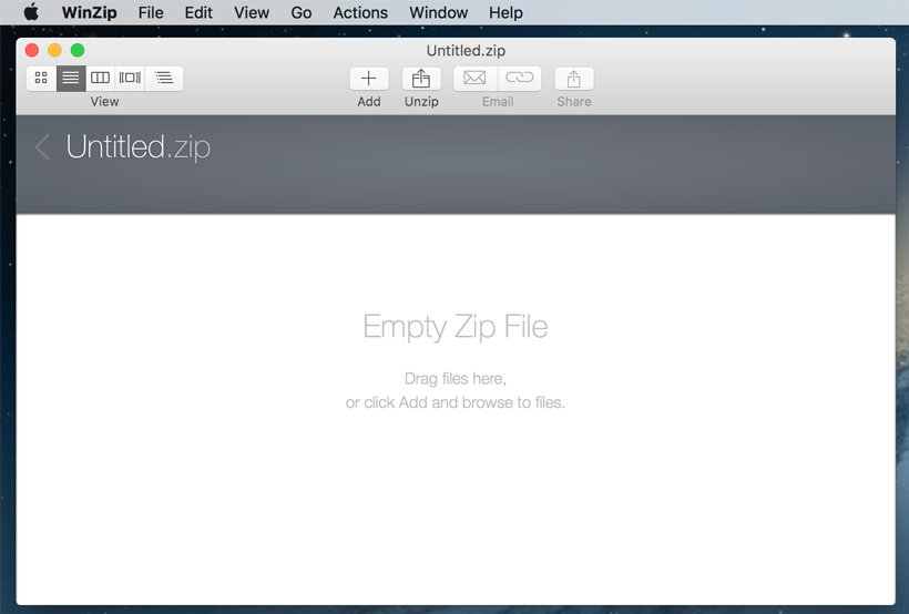 open zip file for mac